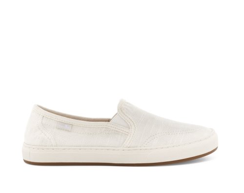Chaussures Sanuk Avery Hemp Vegan Slip-on Femme - Blanche QAUXCJ621